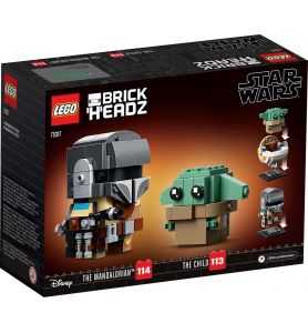 Lego Brickheadz 75317 El Mandaloriano y el Niño