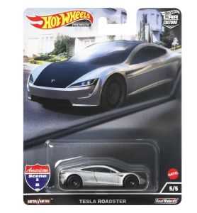 Hot Wheels Premium American Scene Tesla Roadster 5/5