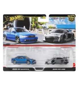 Hot Wheels premium pack duo Audi S4 y Audi R8 LMS - pack 2