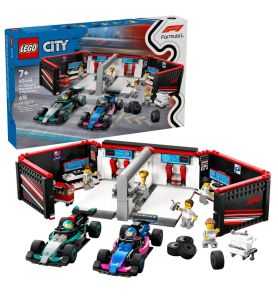 Lego City 60444 Garaje de F1® con Coches Mercedes-AMG y Alpine