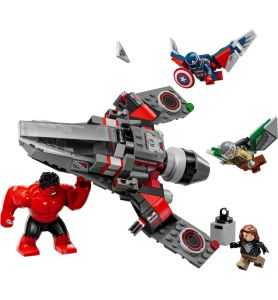 Lego Marvel 76292 Batalla entre el Capitán América y Hulk Rojo