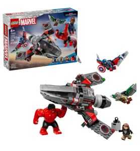 Lego Marvel 76292 Batalla entre el Capitán América y Hulk Rojo