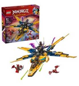 Lego Ninjago 71833 Super Jet de la Tormenta de Ras y Arin