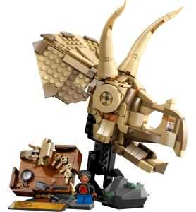 Lego Jurassic World 76969 Fósiles de Dinosaurio: Cráneo de Triceratops