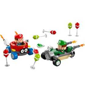 Lego Super Mario 72034 Mario Kart™: Bebé Mario vs. Bebé Luigi
