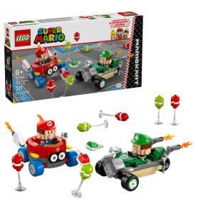 Lego Super Mario 72034 Mario Kart™: Bebé Mario vs. Bebé Luigi