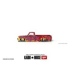 Mini GT Chevrolet Silverado Dually on Fire V1- 1980