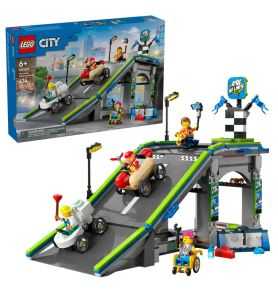 Lego City 60460 Sin Límites: Rampa de Aceleración para Coches de Carreras