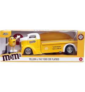 Jada Toys 1947 Ford COE Flatbed Die-cast Car + M&M's Amarillo 1/24