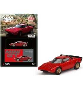 Mini GT Lancia Stratos HF Stradale rojo
