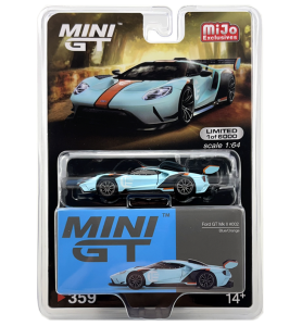 Mini GT Ford GT Mk II 002 Azul/Naranja