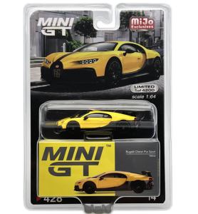 Mini GT Bugatti Chiron Pur Sport Amarillo