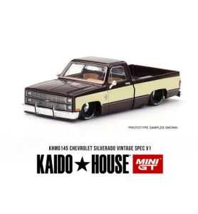 Mini GT Kaido House Chevrolet Silverado Vintage Spec V1 (1980) Marrón