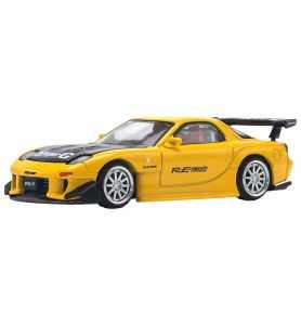 Pop Race Mazda RX-7 (FD3S) Re-Amemiya Widebody Amarillo 1/64