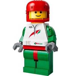 Lego Minifiguras 40819 Minifigura Gigante de Piloto de Carreras