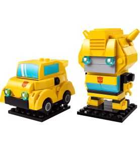 Lego BrickHeadz 40804 Bumblebee: Robot y Vehículo