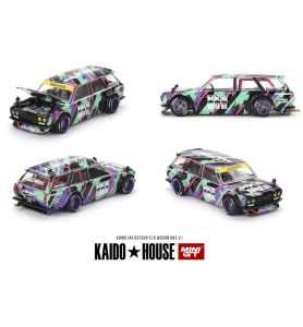 Mini GT Kaido House DATSUN 510 Wagon HKS V1 1969
