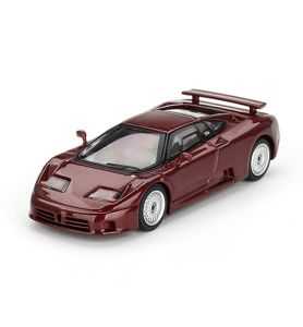 Mini GT Bugatti EB110 GT - 1995 Dark Red Metallic