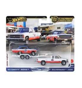 Hot Wheels Team Transport  '88 Chevy Silverado 3500 HW Rally Trailer